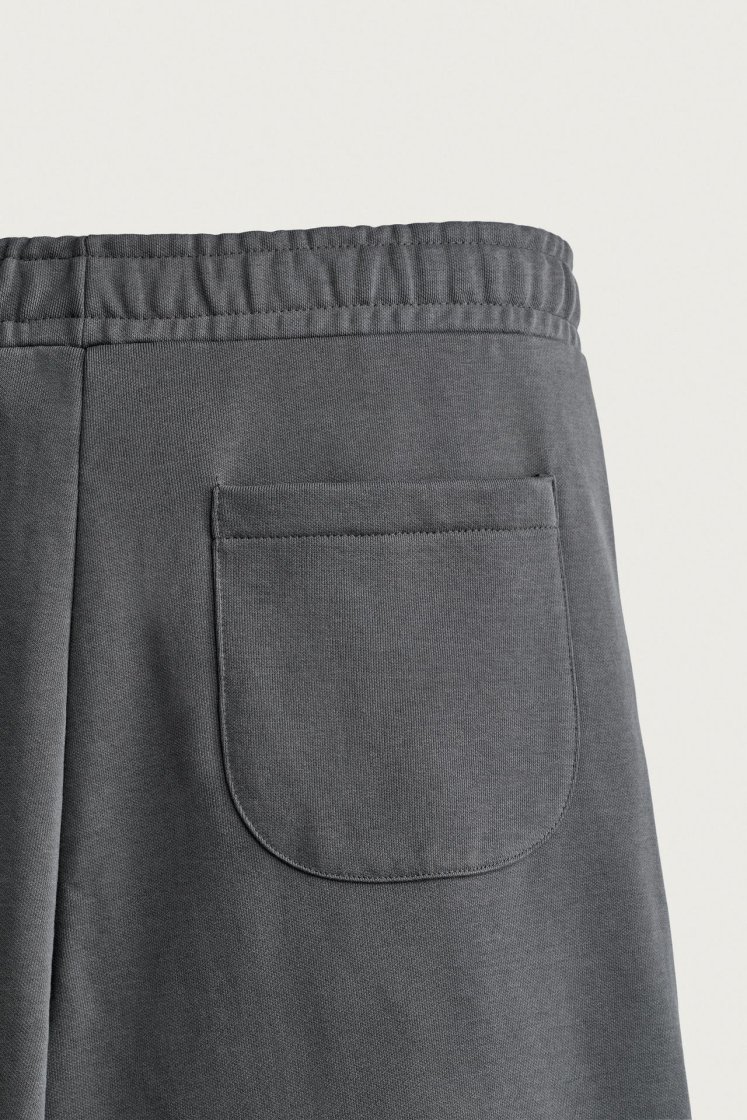Zara BASIC RELAXED FIT JOGGER TROUSERS — Dark anthracite