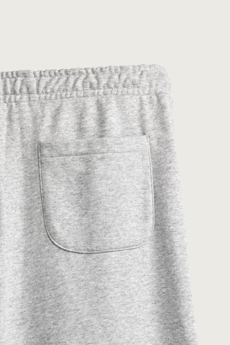 Zara BASIC RELAXED FIT JOGGER TROUSERS — Grey marl