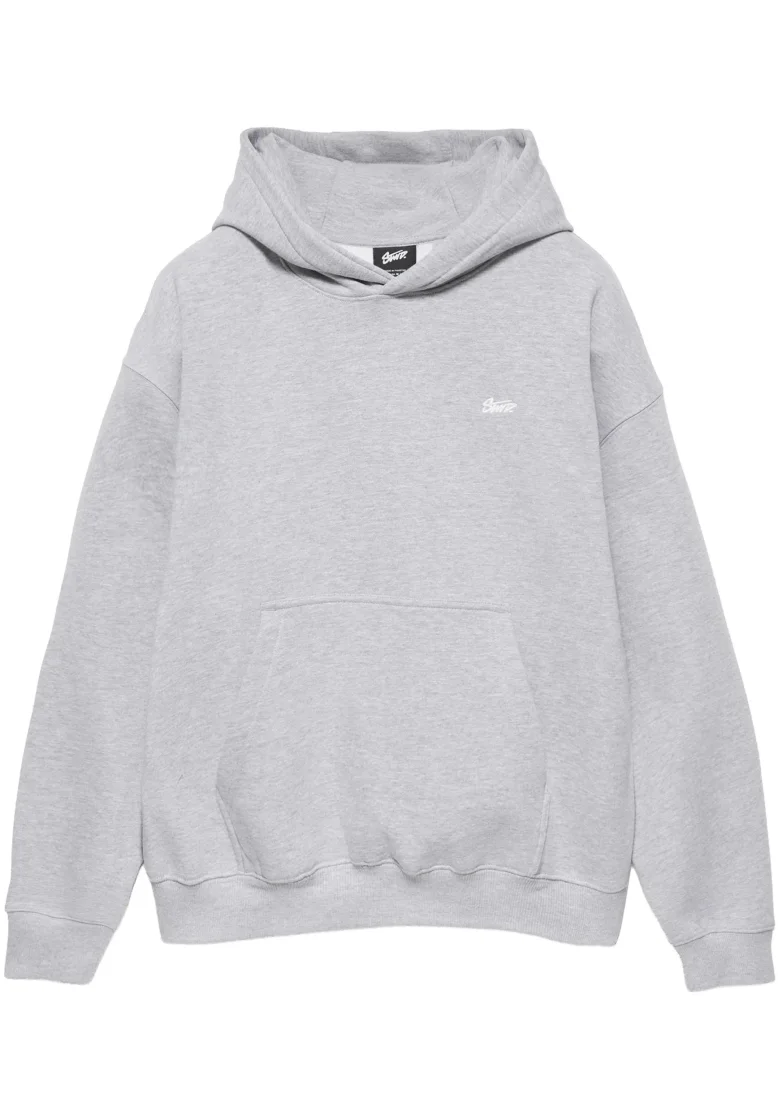 Pull&Bear Pullshka Essential Hoodie — Light Grey