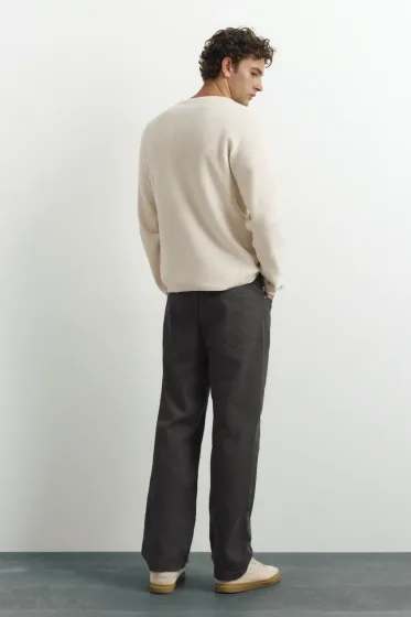 Pull Col Henley Maille