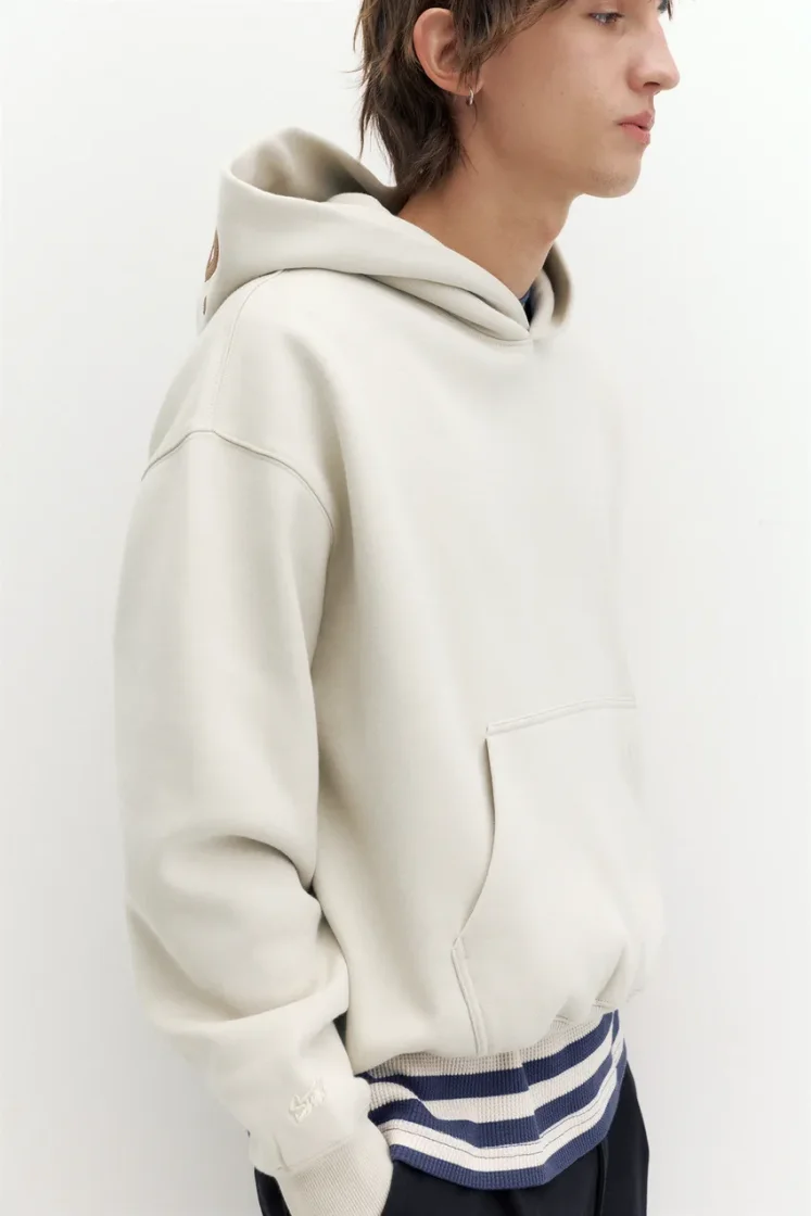 Pull&Bear STWD Boxy Hoodie — ash
