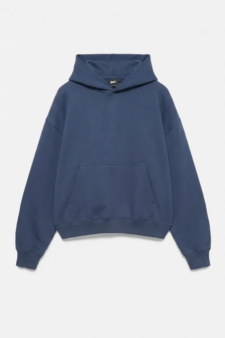 Pull&Bear STWD Boxy Hoodie — Navy