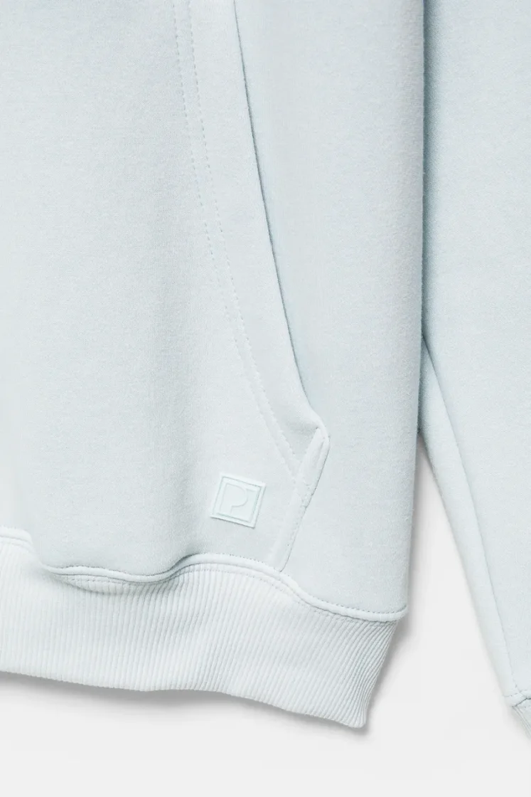 Pull&Bear Sweat basique à capuche — Celeste