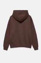 Pull&Bear Sweat basique à capuche — Chocolate