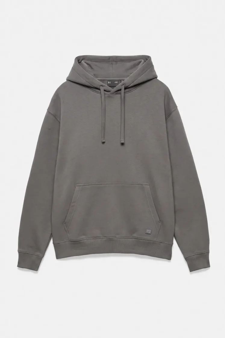 Pull&Bear Sweat basique à capuche — Dark Grey