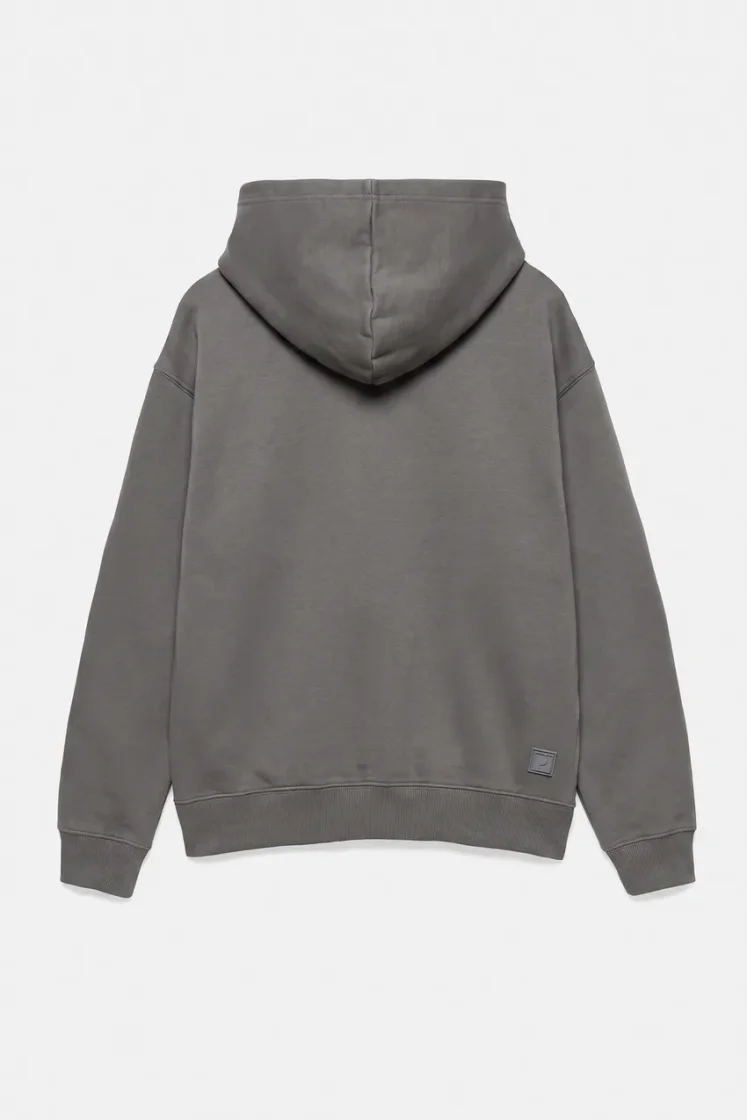 Pull&Bear Sweat basique à capuche — Dark Grey