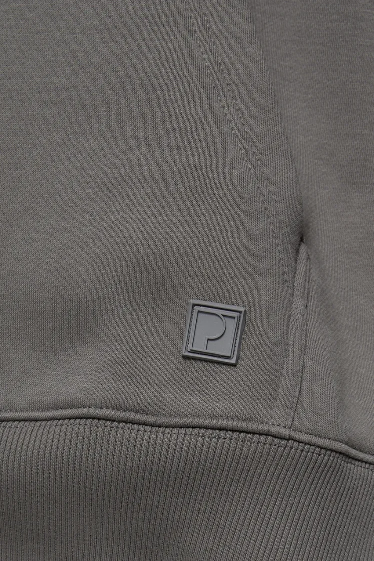 Pull&Bear Sweat basique à capuche — Dark Grey