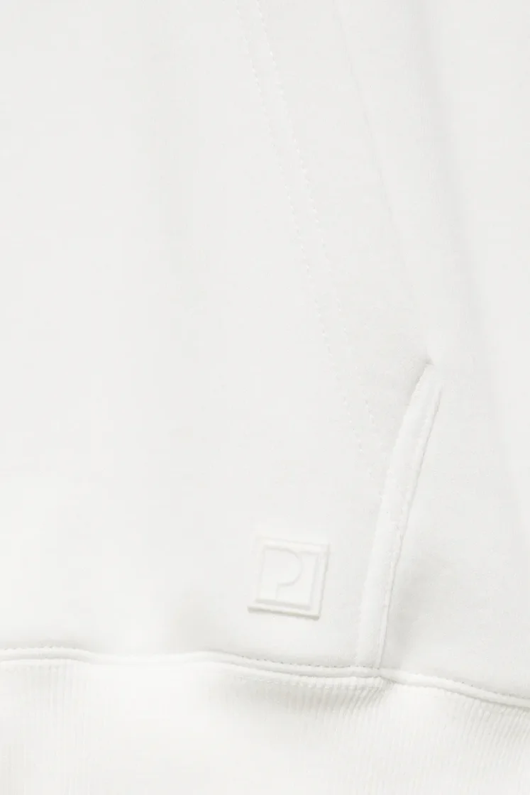 Pull&Bear Sweat basique à capuche — Ivory