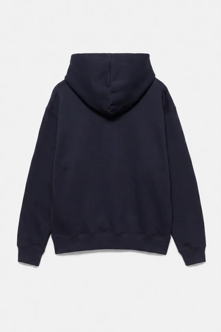 Pull&Bear Sweat basique à capuche — Navy