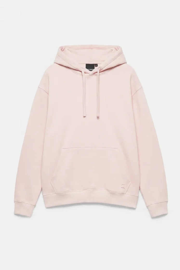 Pull&Bear Sweat basique à capuche — Rose
