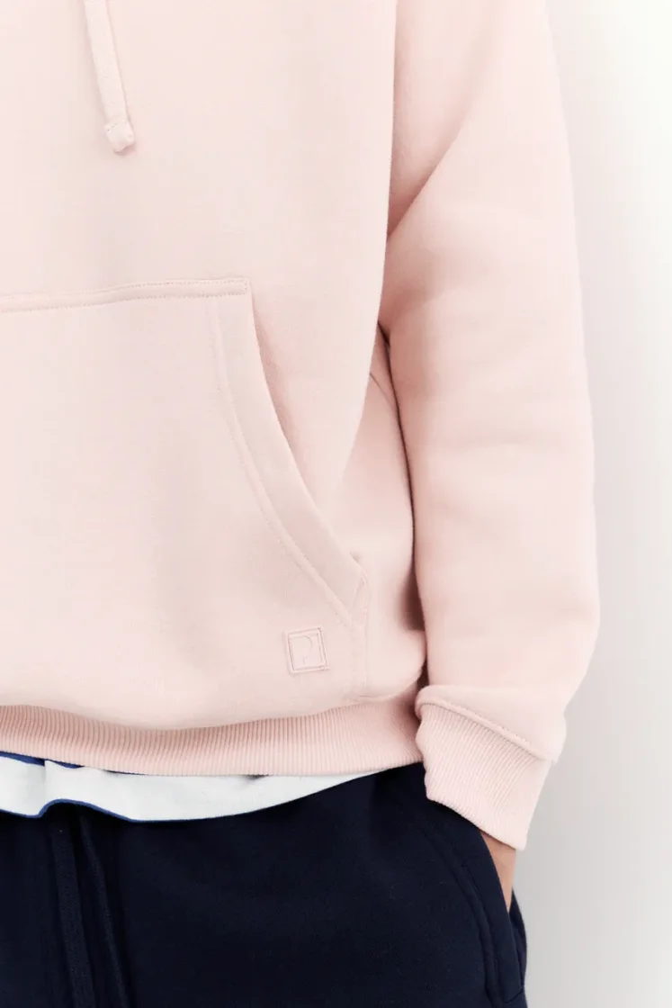 Pull&Bear Sweat basique à capuche — Rose