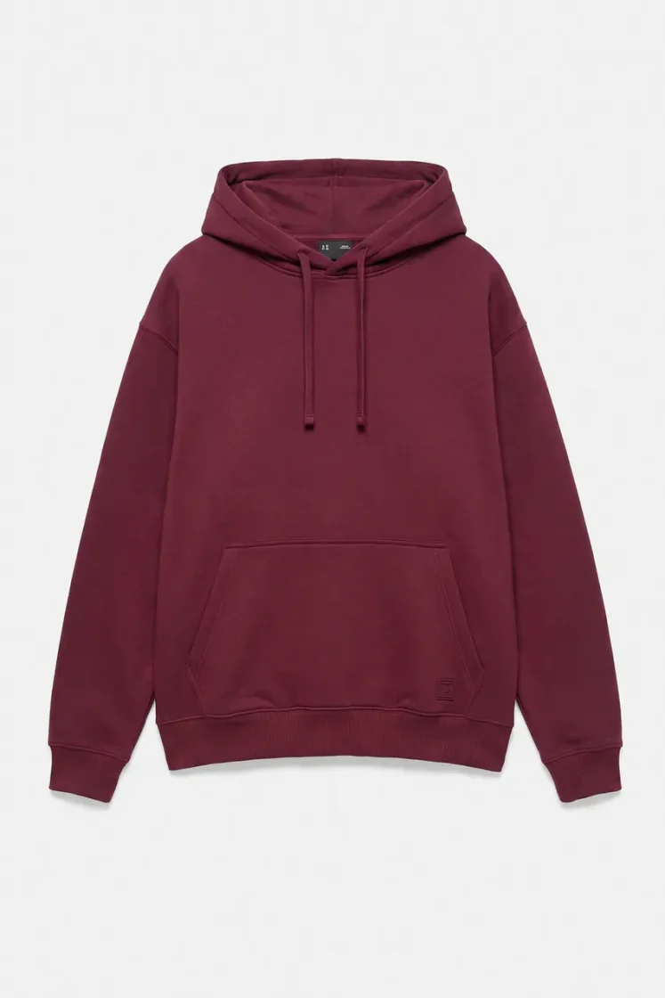 Pull&Bear Sweat basique à capuche — Rust