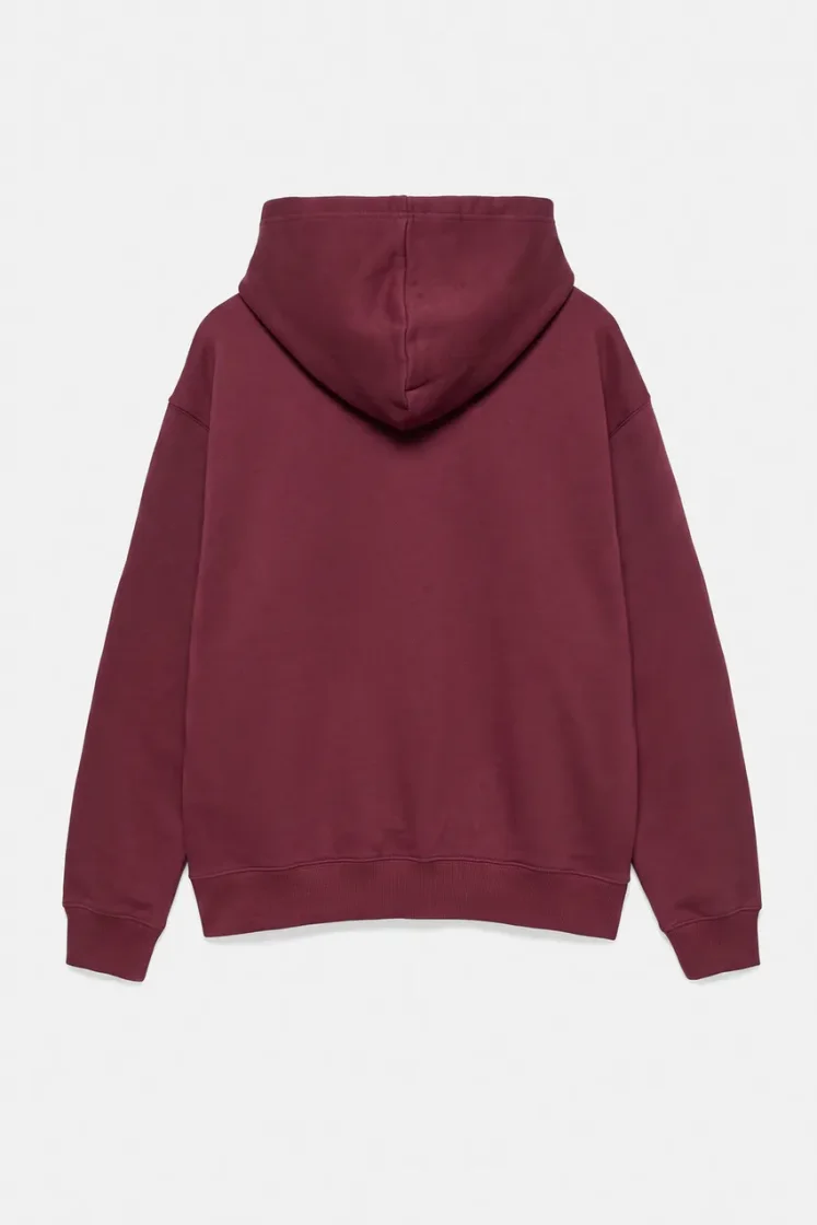 Pull&Bear Sweat basique à capuche — Rust