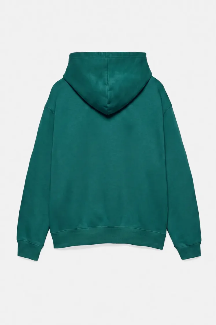 Pull&Bear Sweat basique à capuche — Teal