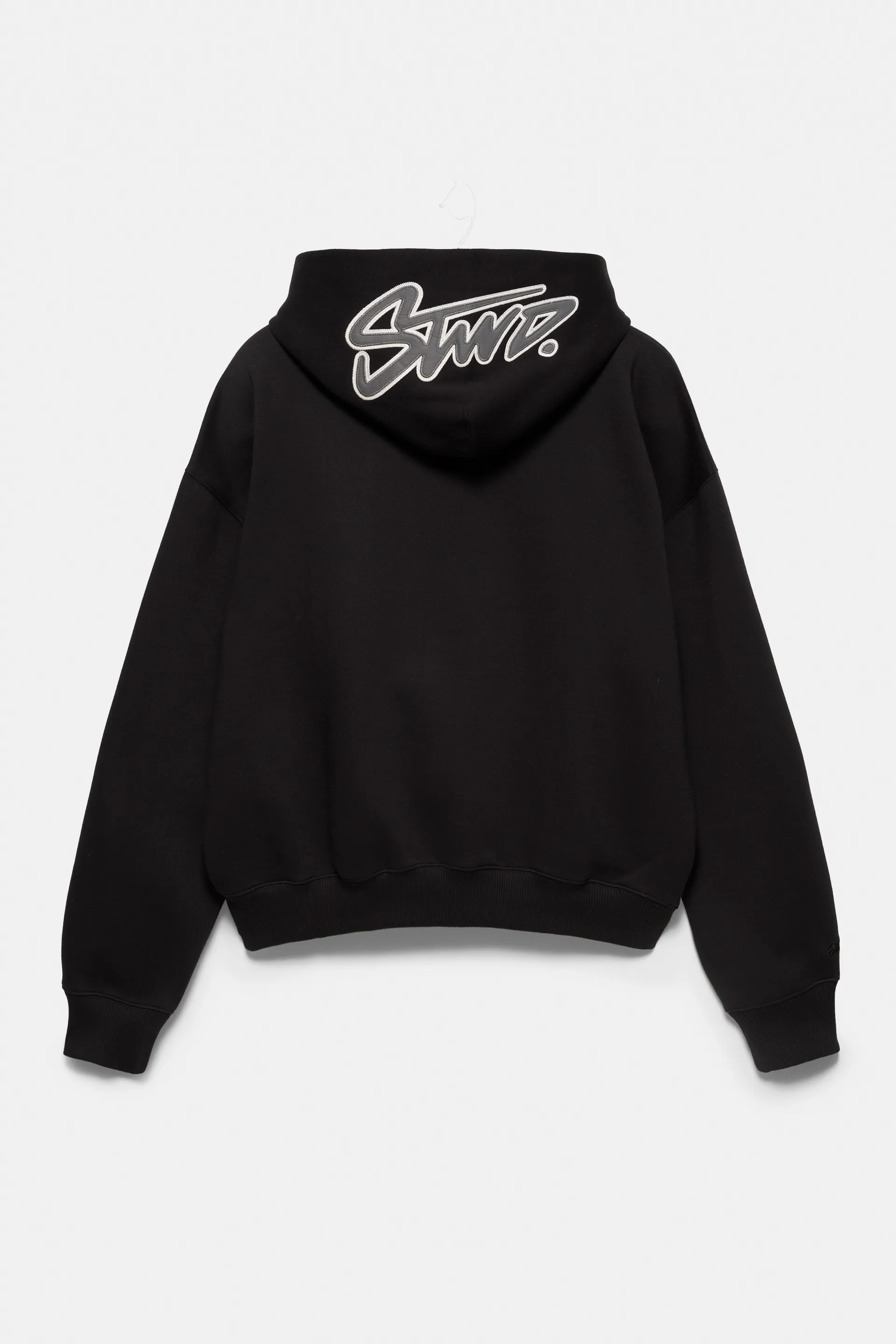 Pull&Bear STWD Boxy Hoodie — Noir