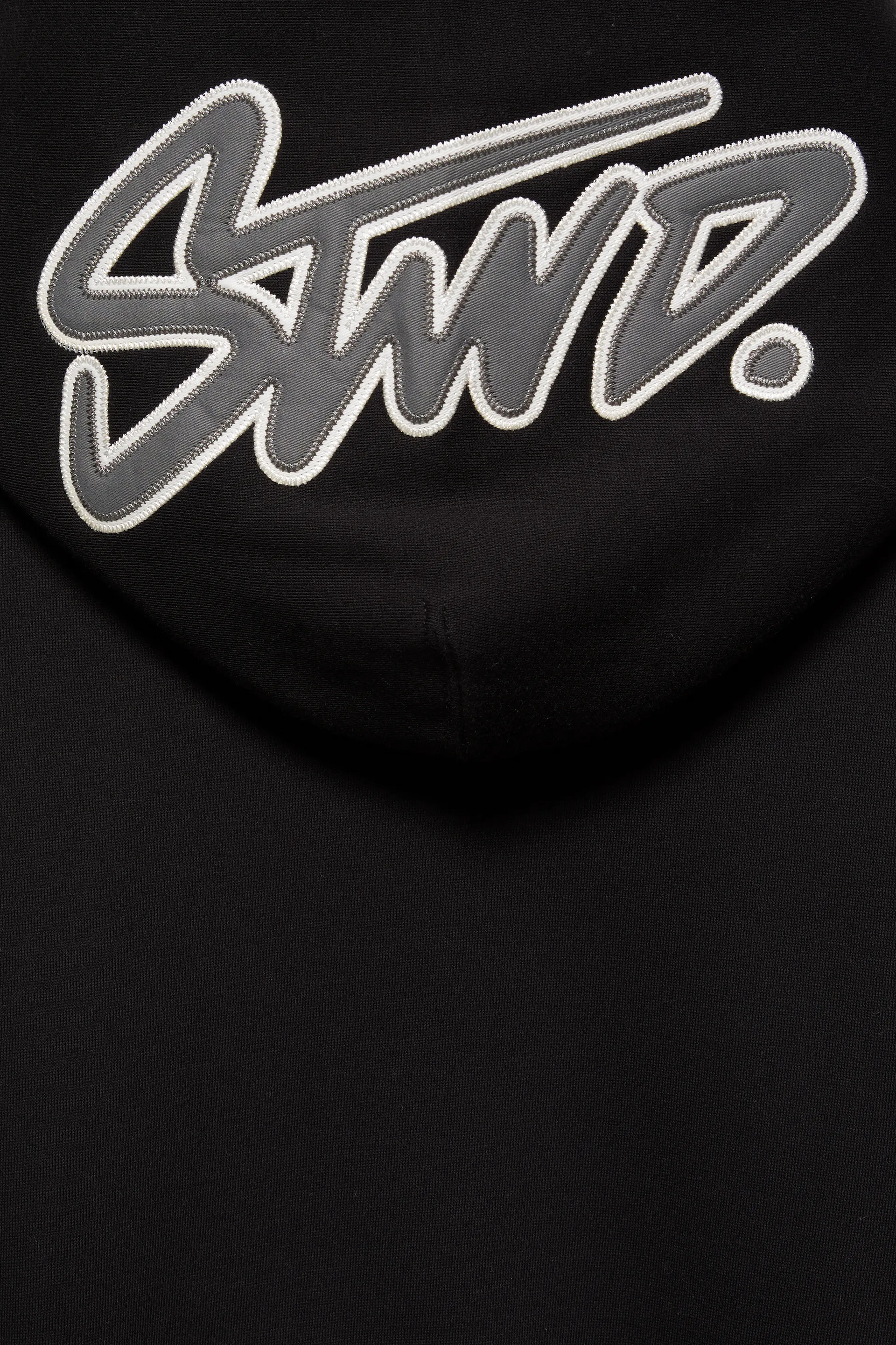 Pull&Bear STWD Boxy Hoodie — Noir