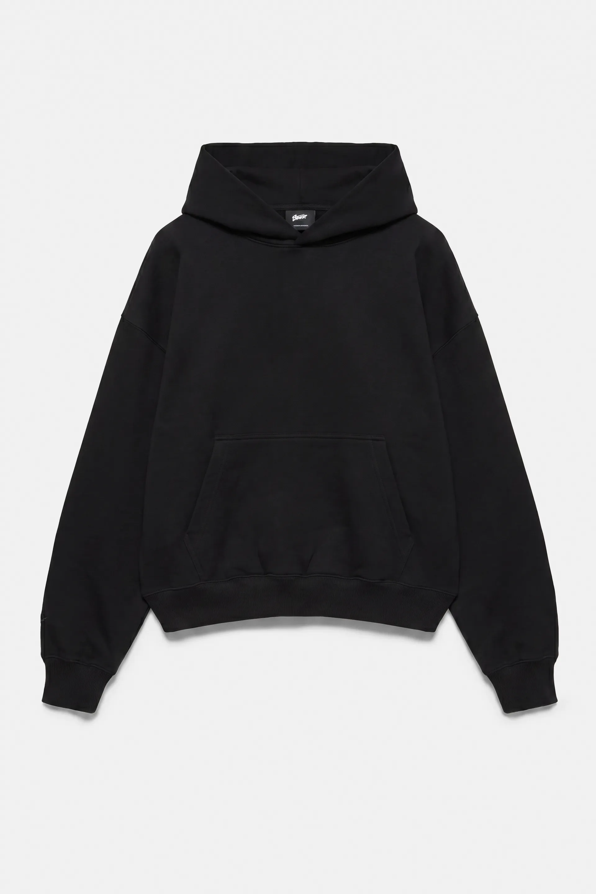 Pull&Bear STWD Boxy Hoodie — Noir