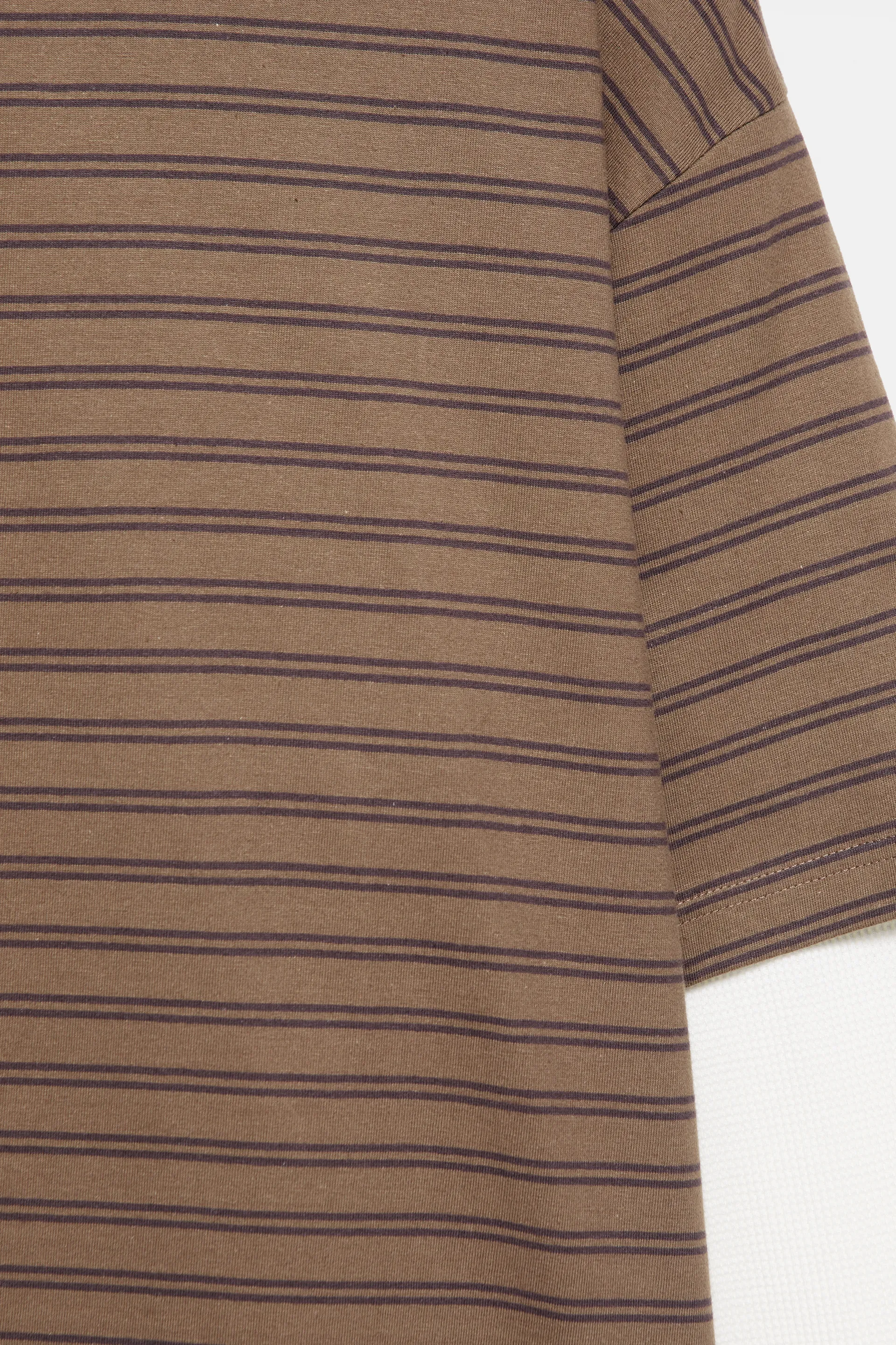 Pull&Bear Waffle Double Long Sleeve Tee — Rayures