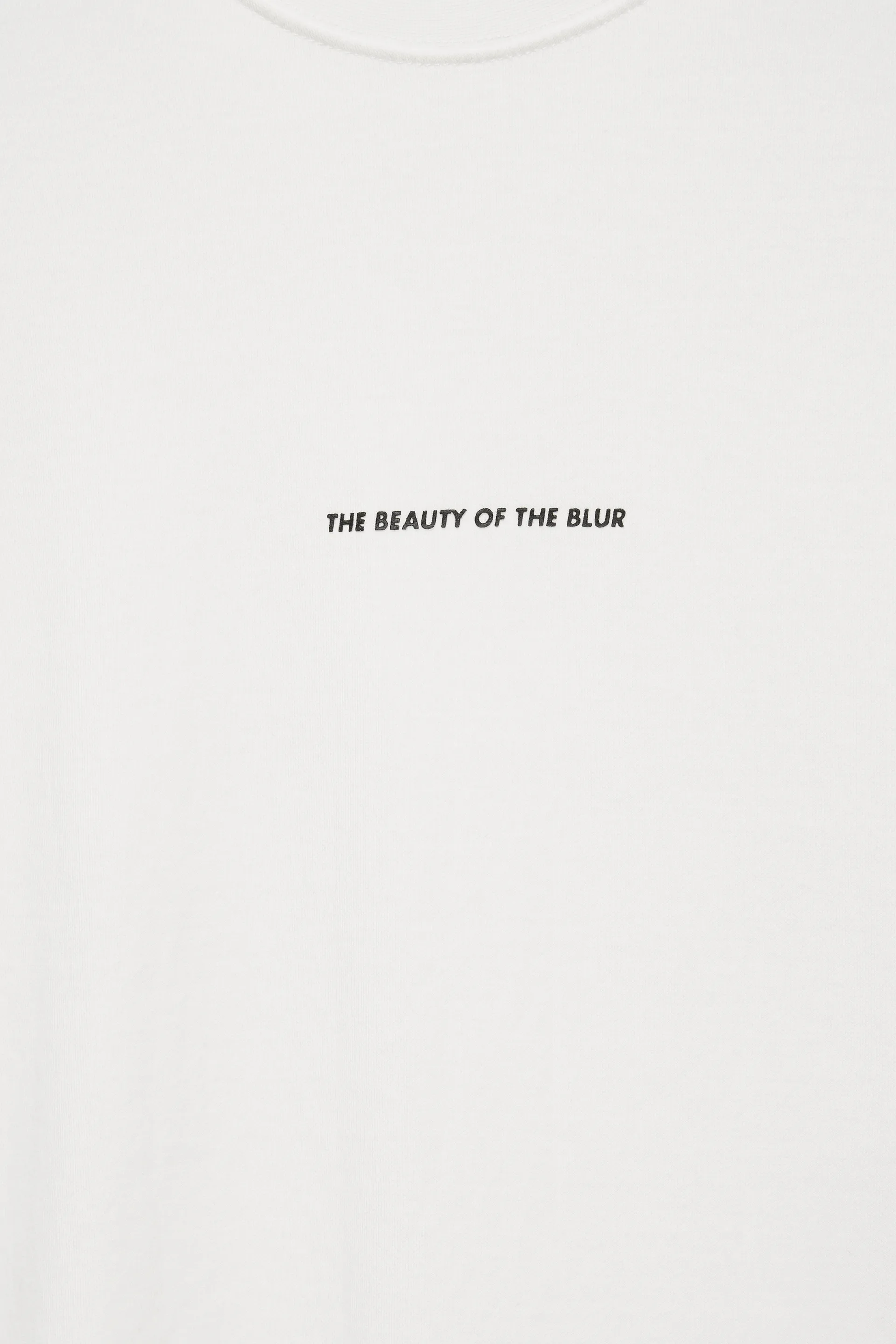 Pull&Bear Interlock Photo Back Tee — Blanc cassé