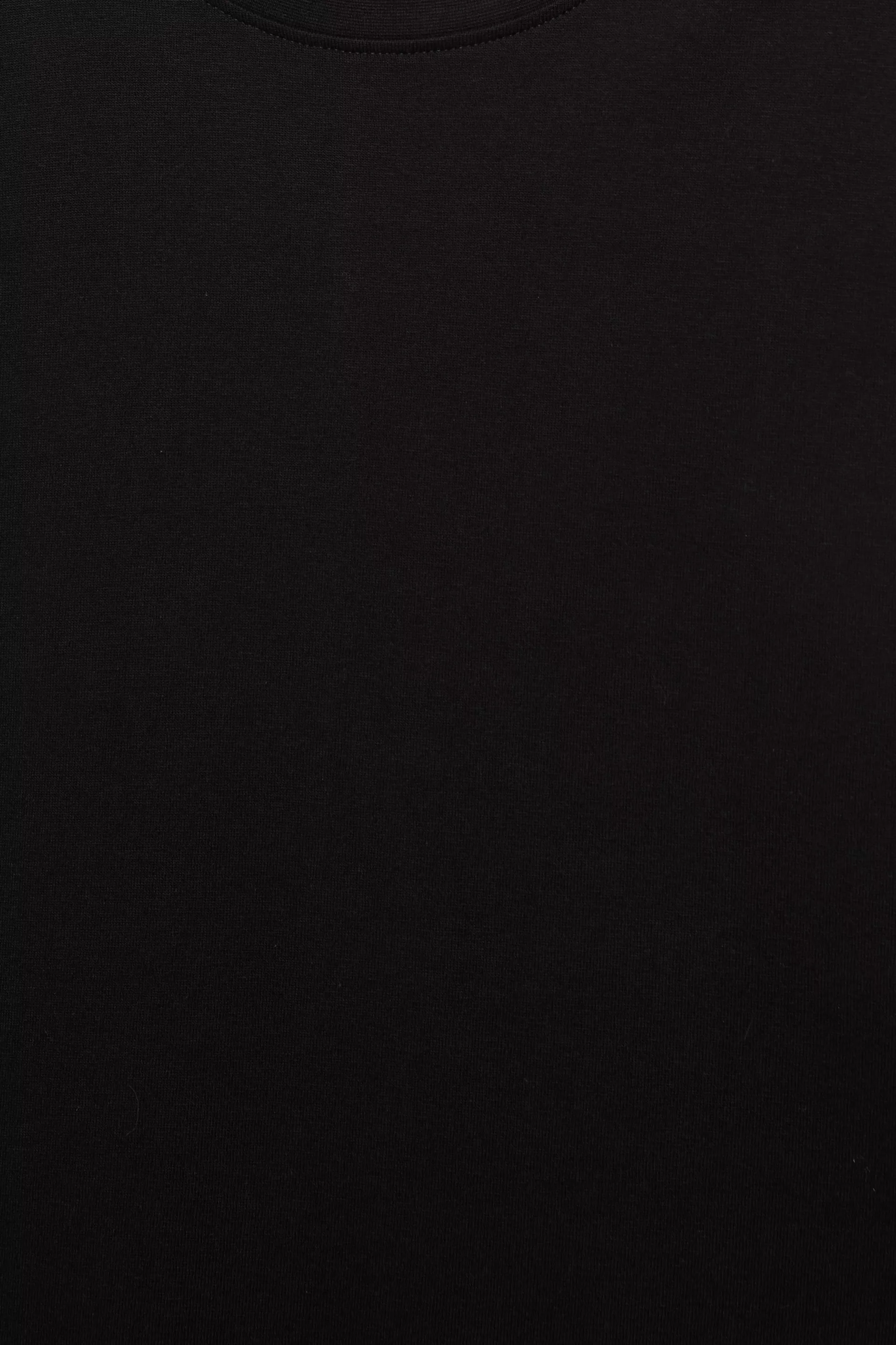 Pull&Bear Loose Fit Cotton Tee — Noir