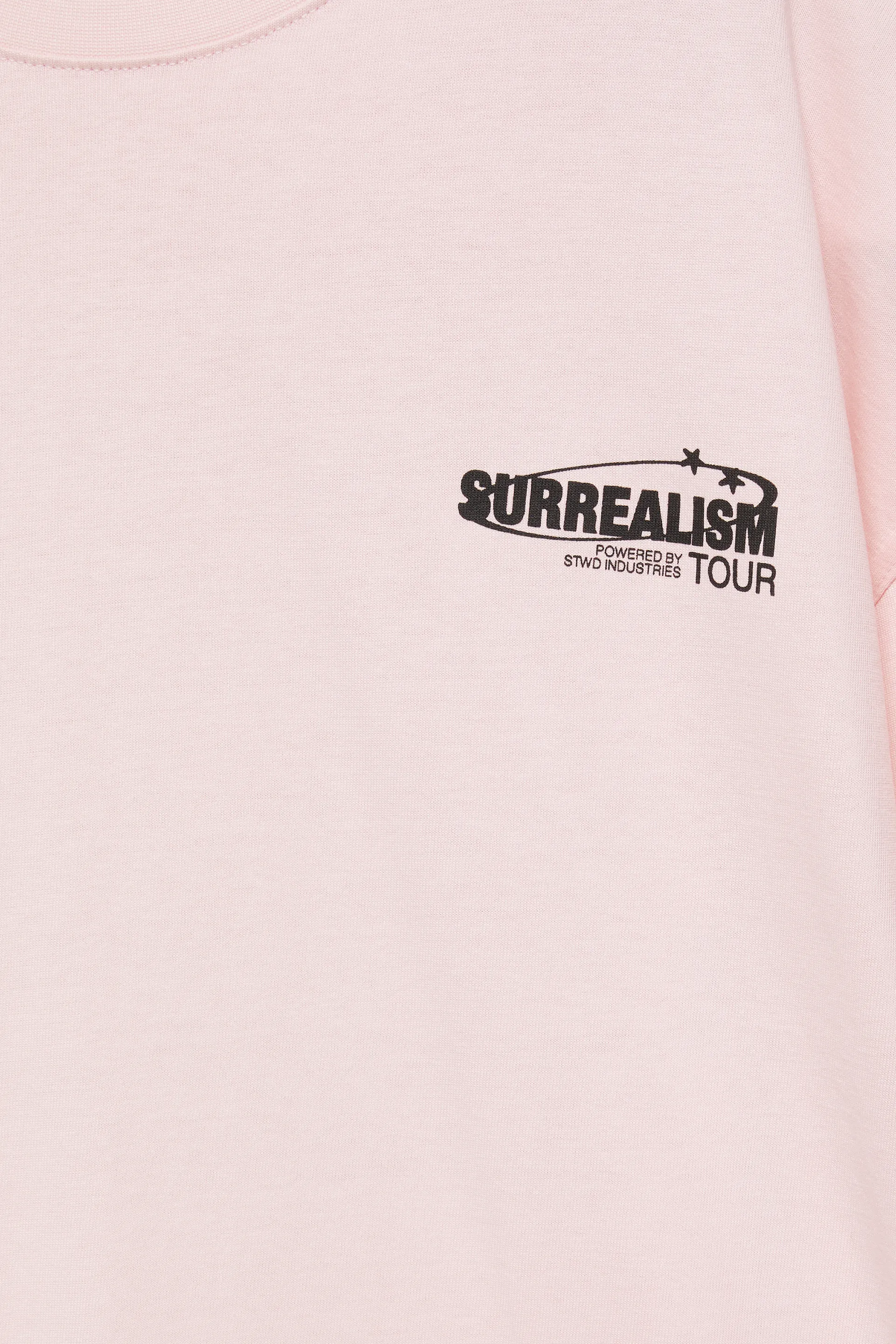 Pull&Bear STWD Boxy Long-Sleeve Tee — Rose pastel
