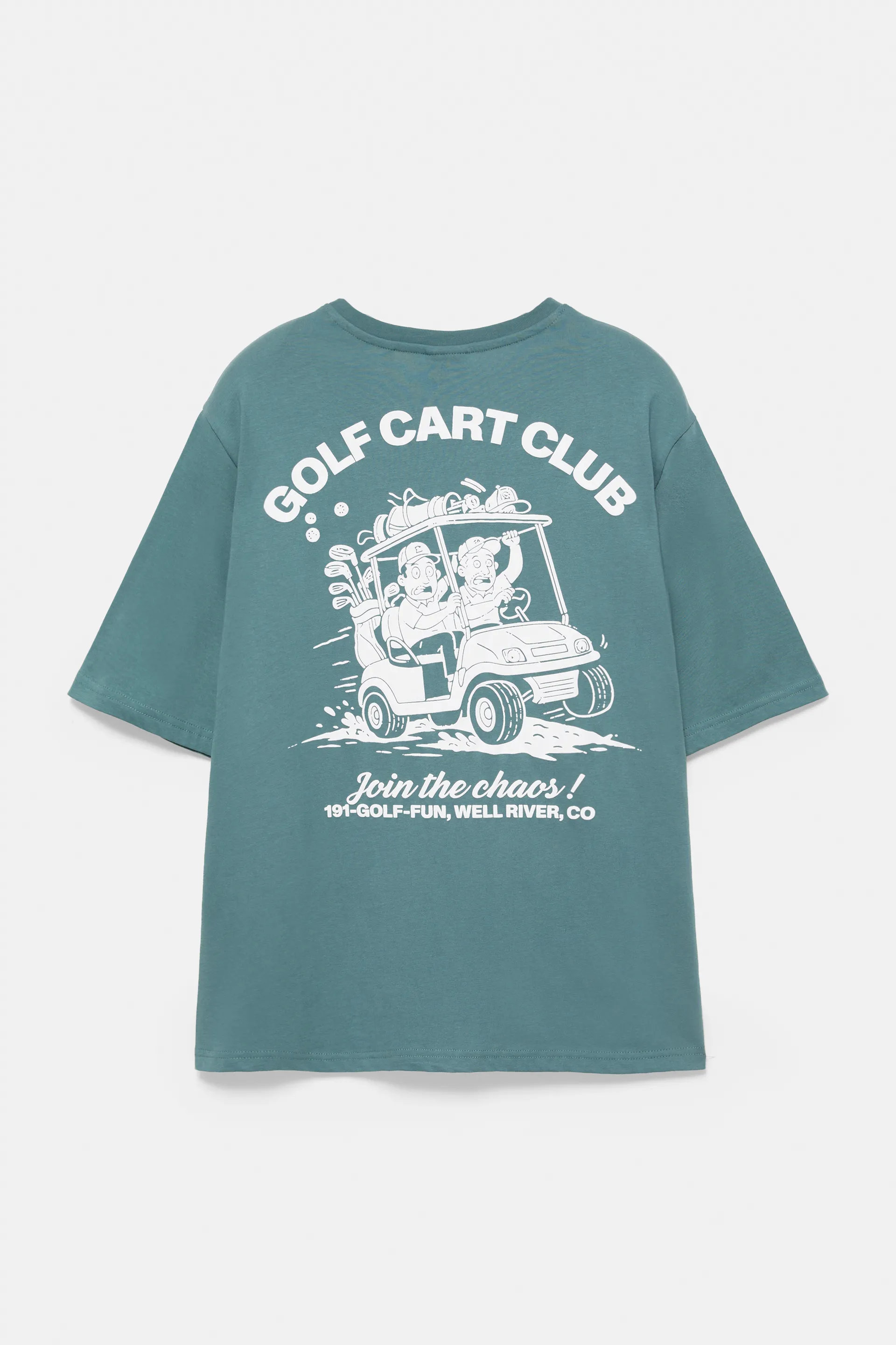 Pull&Bear Golf Cart Club Tee — Vert