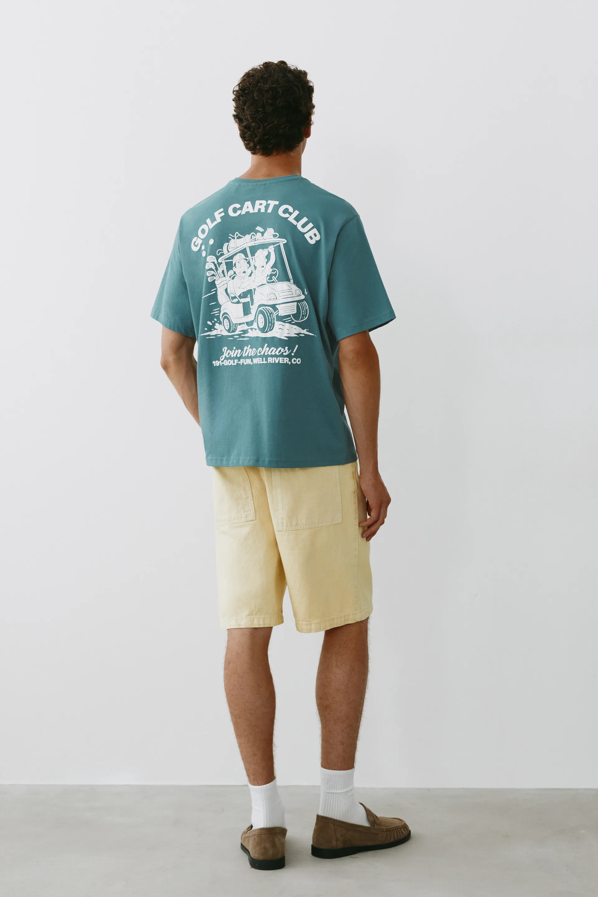 Pull&Bear Golf Cart Club Tee — Vert