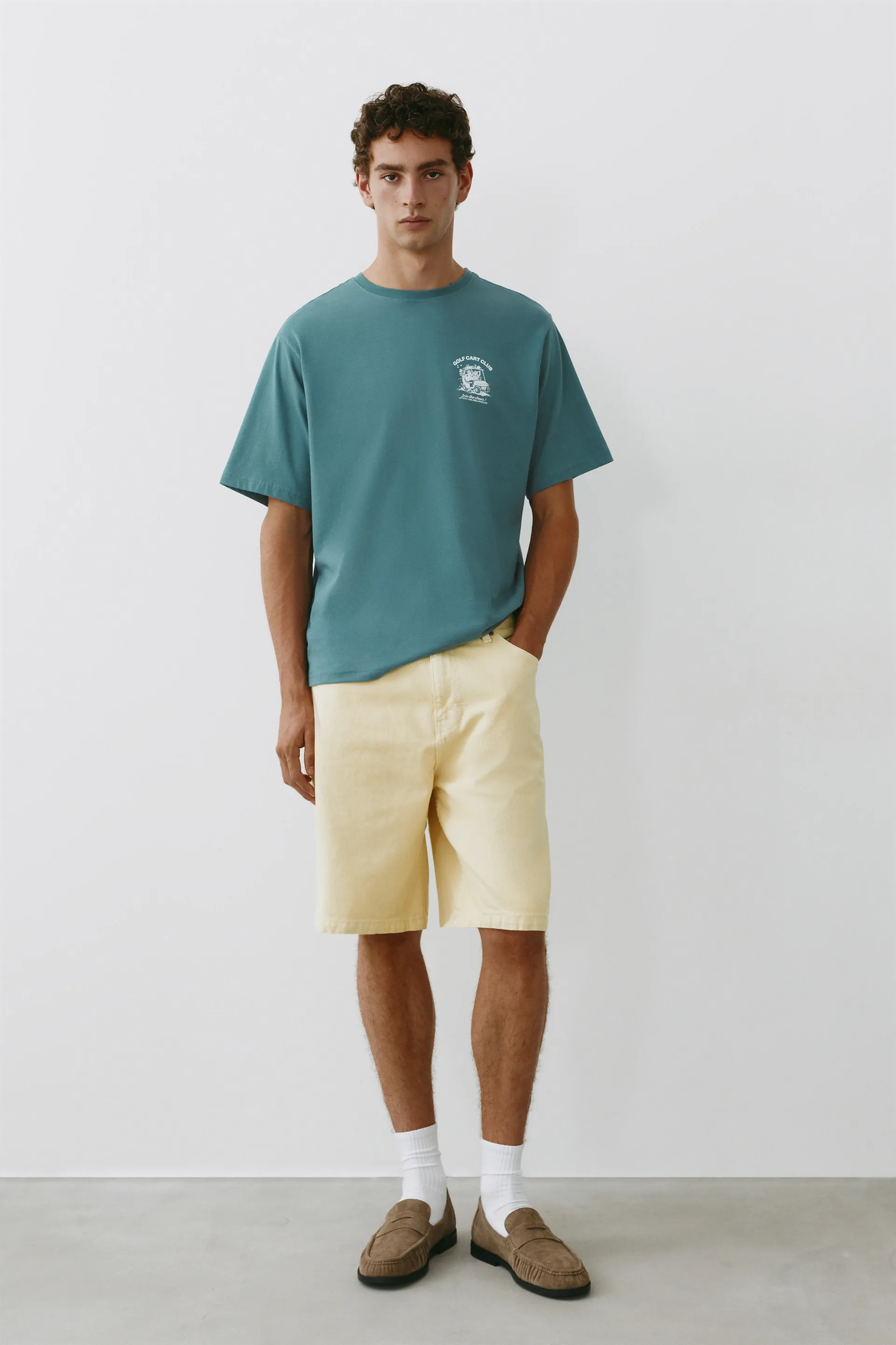 Pull&Bear Golf Cart Club Tee — Vert
