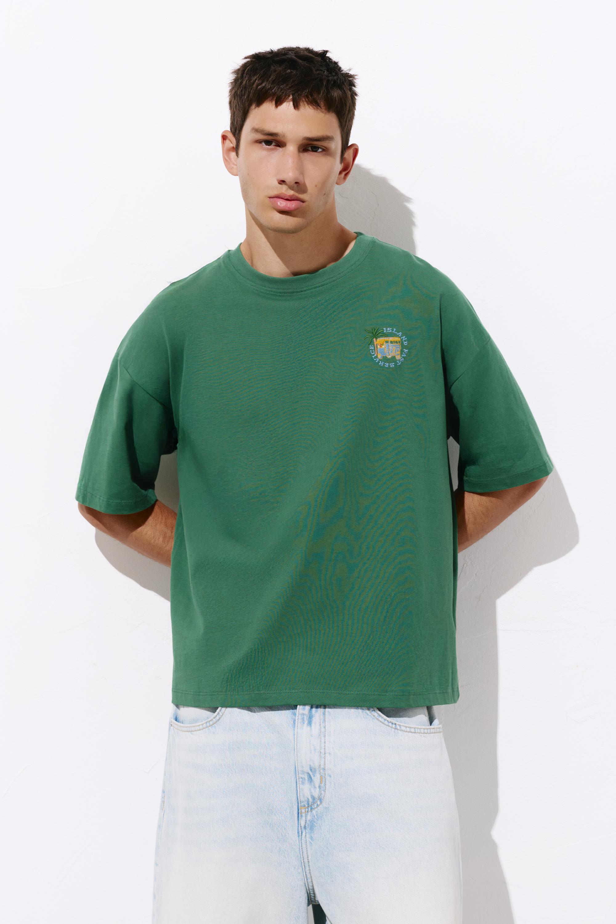 T-shirt Relax Brodé