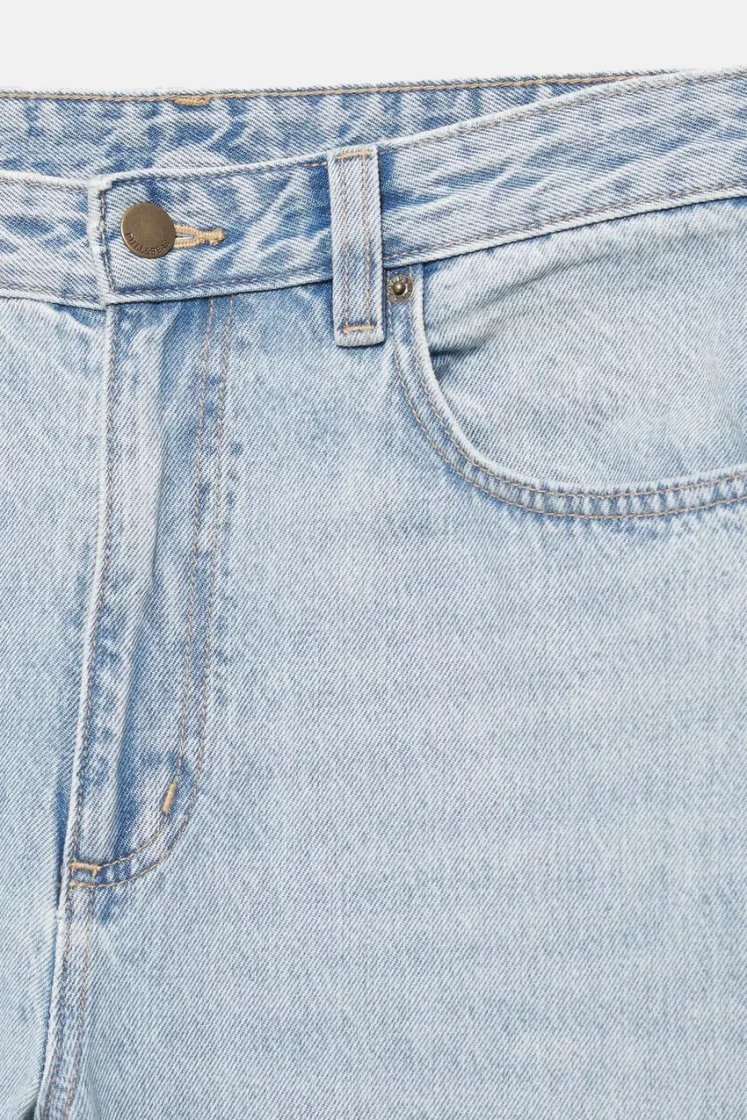 Pull&Bear Baggy Five-Pocket Jeans — Sky Blue