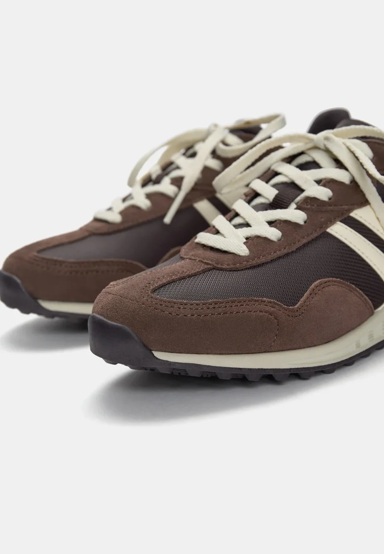 Pull&Bear Brown Pre-Owned Trainers — Brown