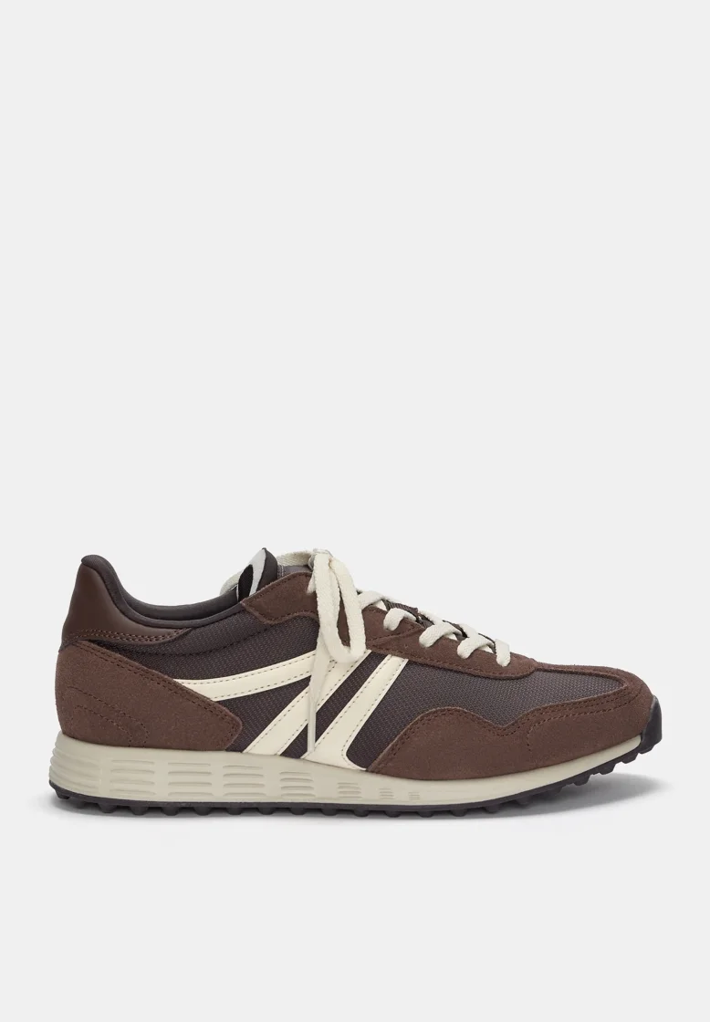Pull&Bear Brown Pre-Owned Trainers — Brown