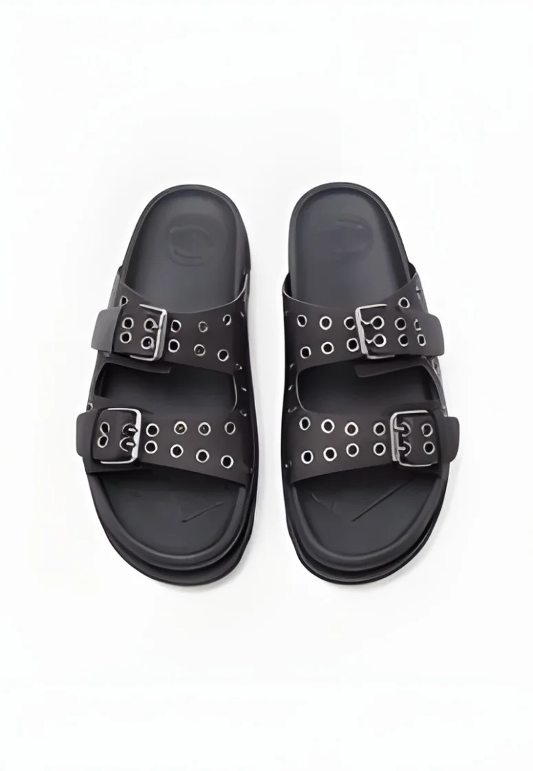 Bershka Dunelite Riviera Mule Black — black