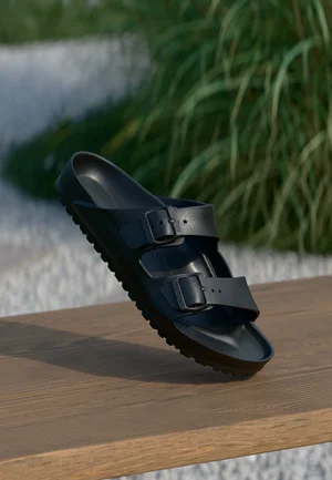 Bershka Dunelite Riviera Mule Black — black