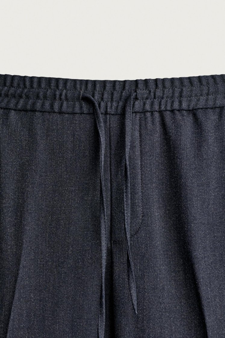 Zara Relaxed Drawstring Jogger Pants — Midnight