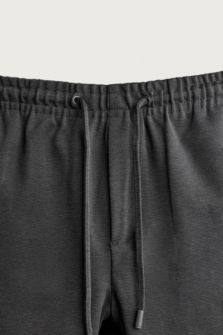 Zara Regular Fit Easy Care Trousers — Charcoal