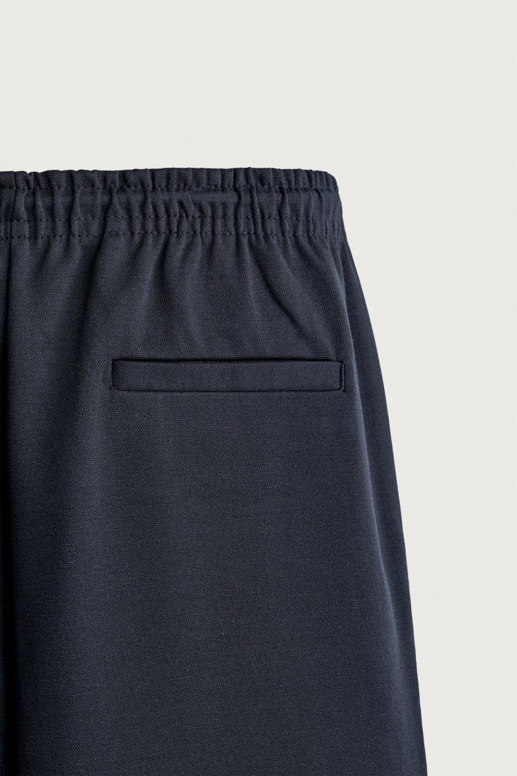Zara Regular Fit Easy Care Trousers — Navy