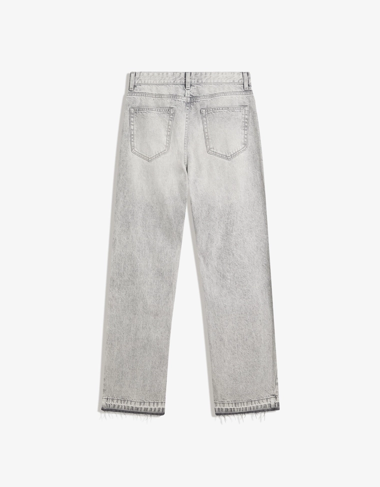 Bershka Flared Straight-Leg Jeans