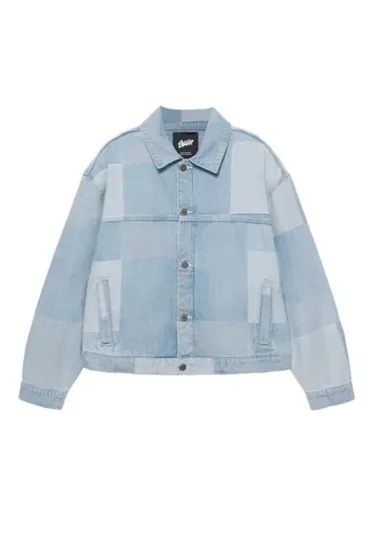 Veste en Jean Patchwork