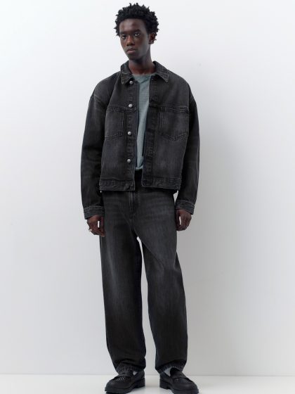 Veste en Jean Délavé