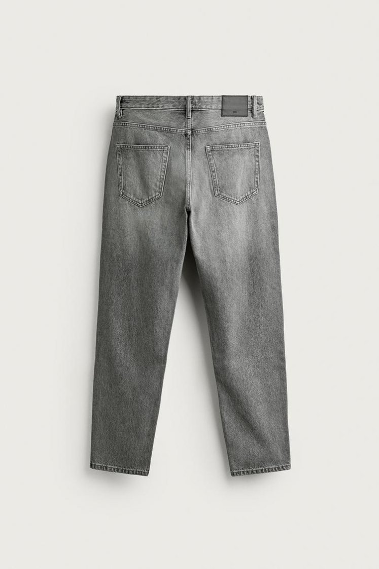 Zara JEAN SLIM TAPERED FIT — Light Grey