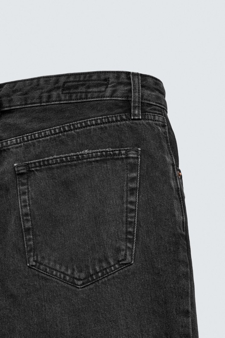 Zara Studded Flare Jeans — Black