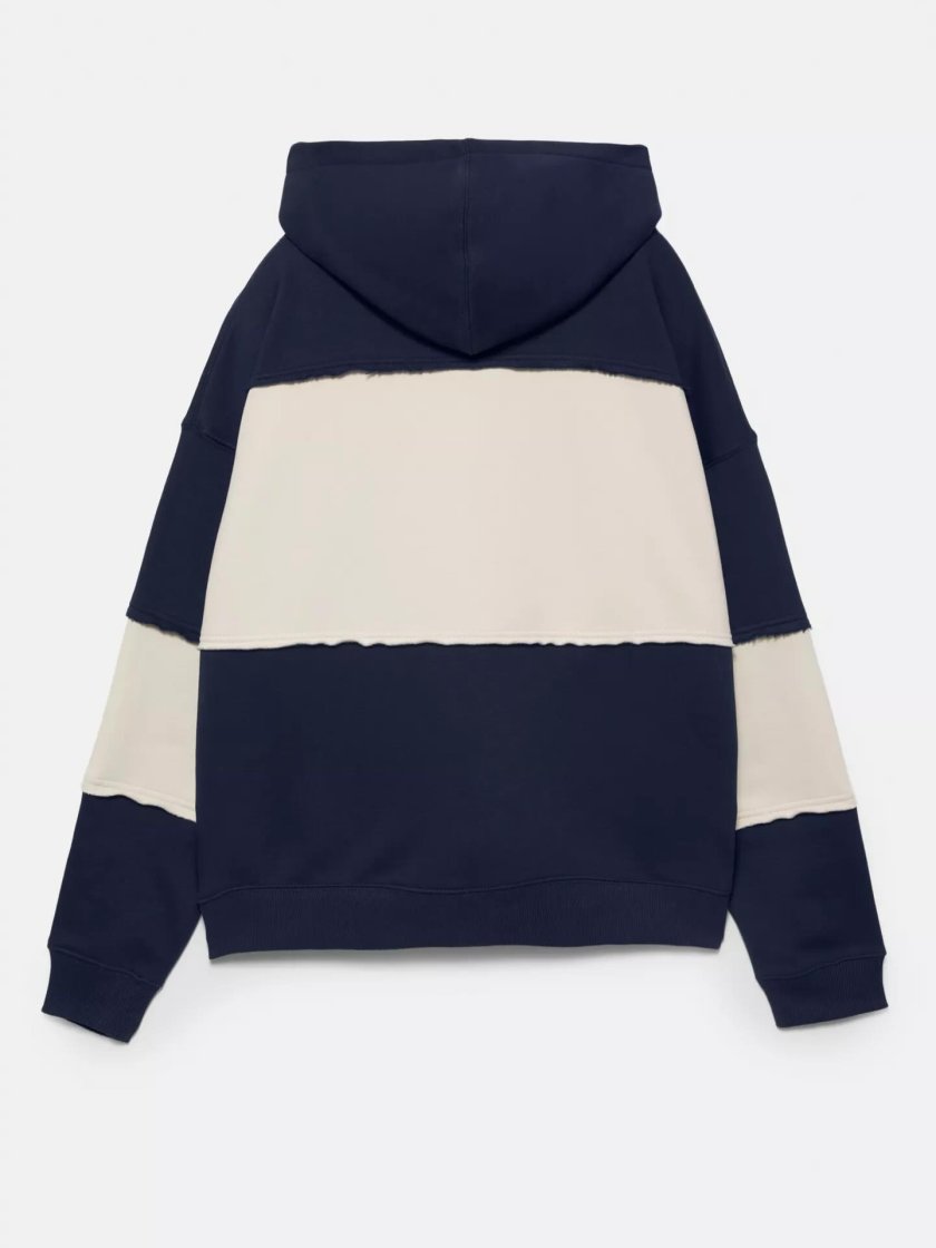 Pull&Bear Color-block oversized hoodie