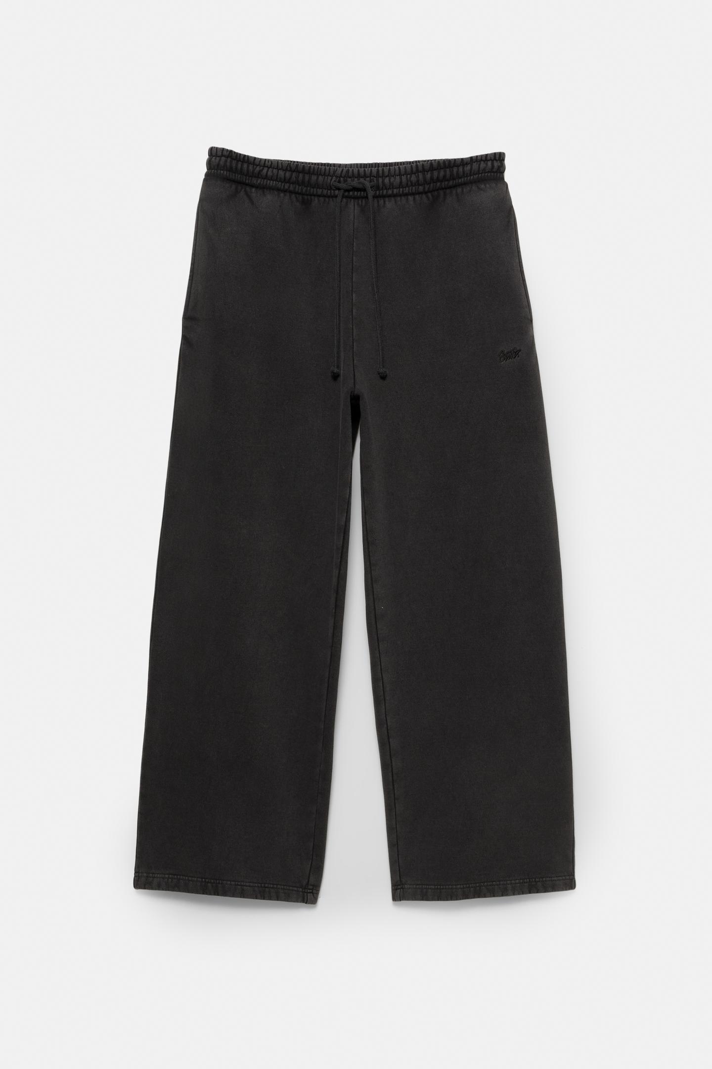Pull&Bear Relaxed Fleece Joggers — dark grey