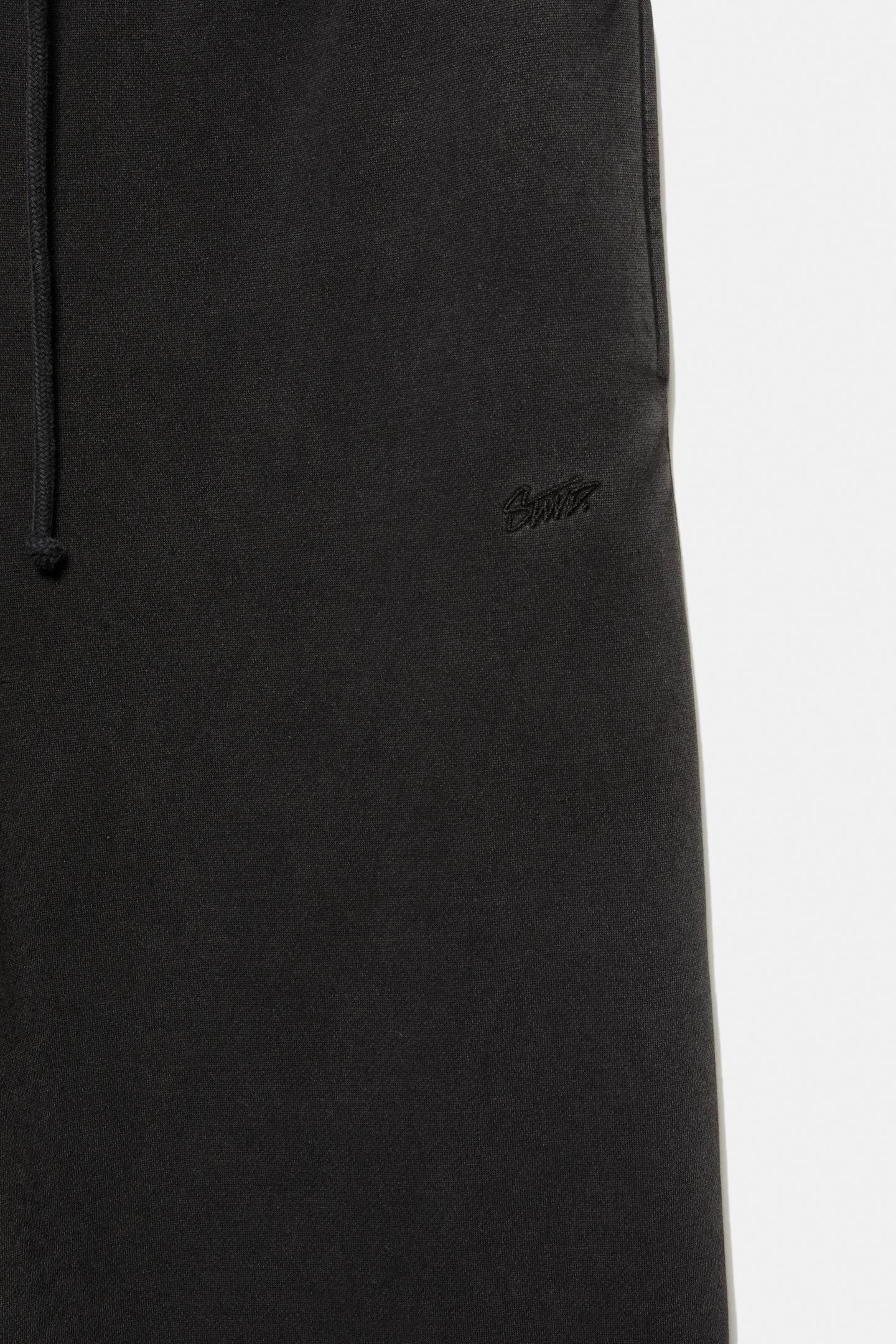Pull&Bear Relaxed Fleece Joggers — dark grey