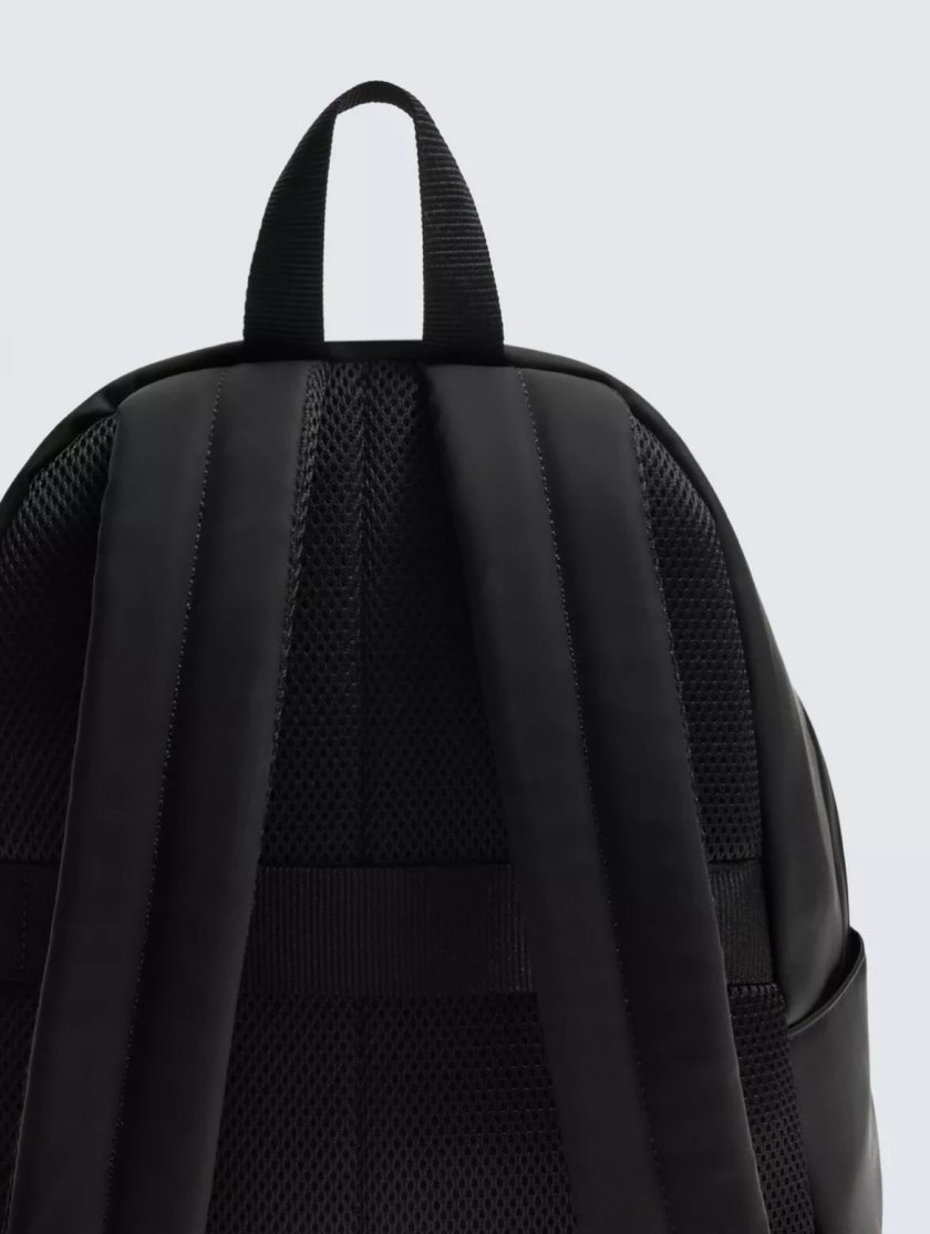 Zara Minimalist Black Backpack — Black