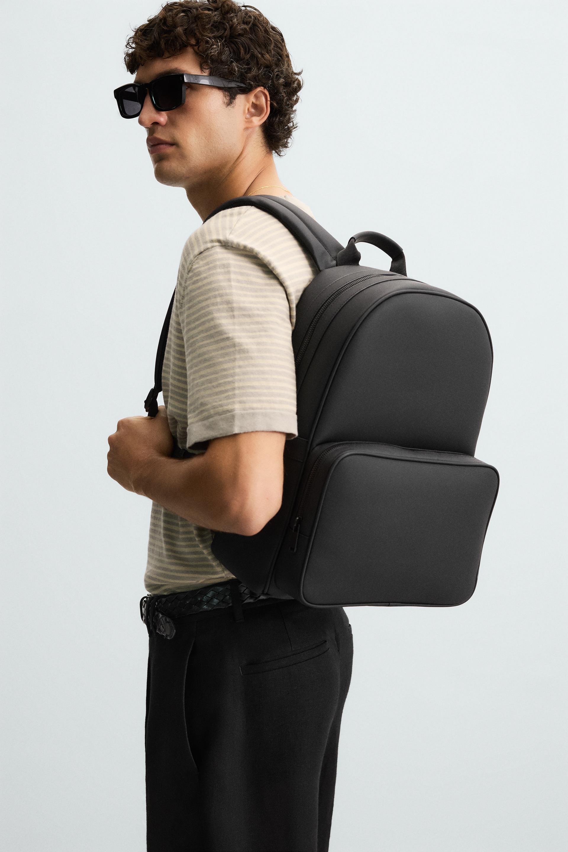 RUBBERISED TEXTURE BACKPACK