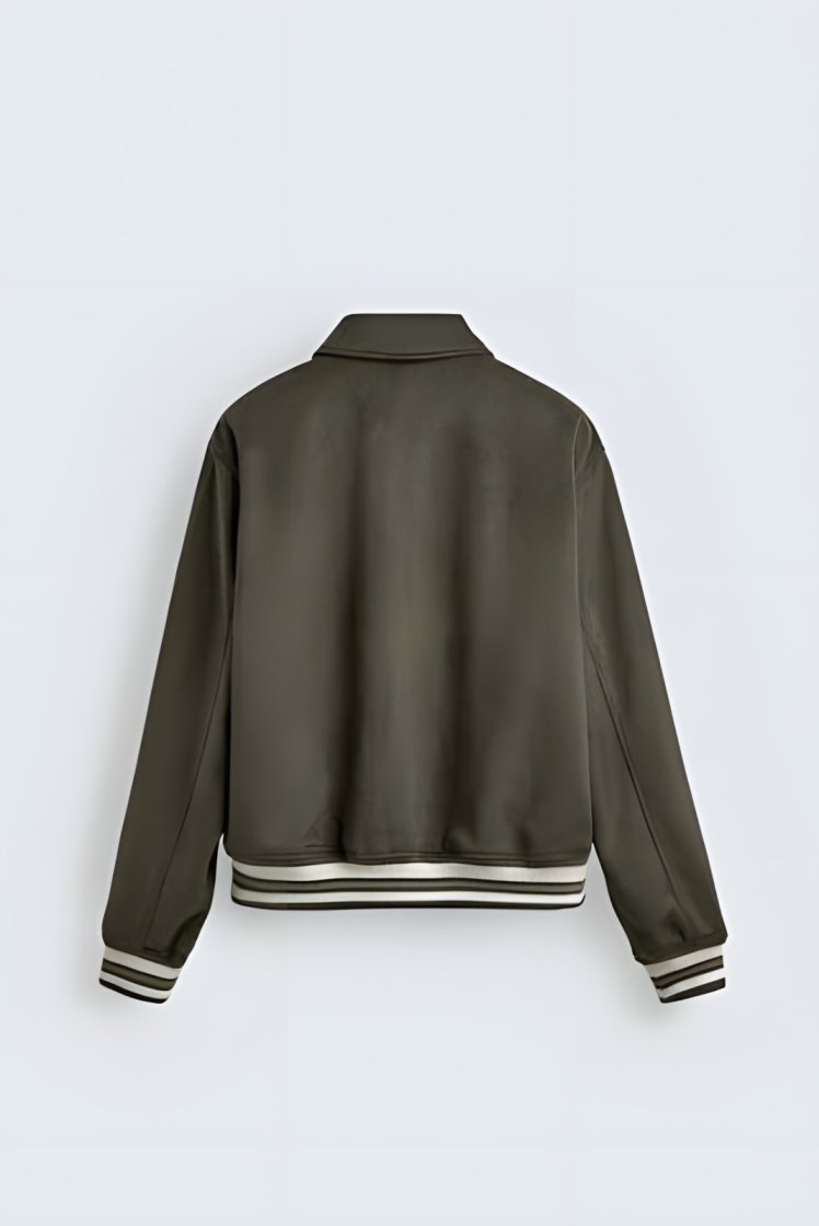 Zara Faux Suede Bomber Jacket