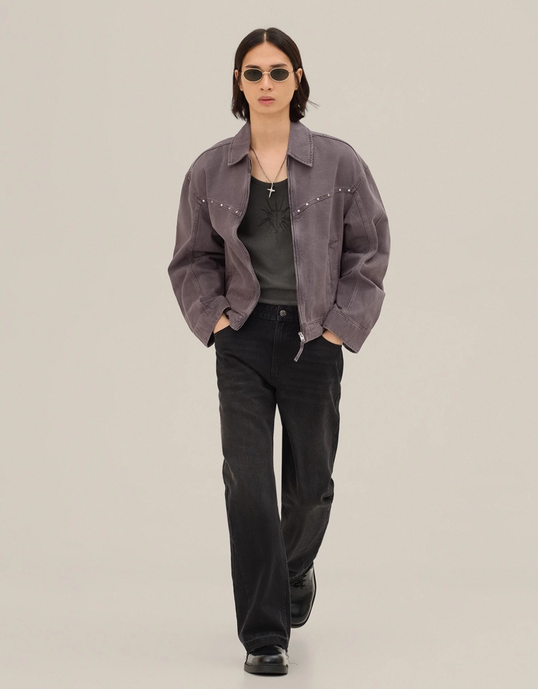 Veste Cloutée Biker