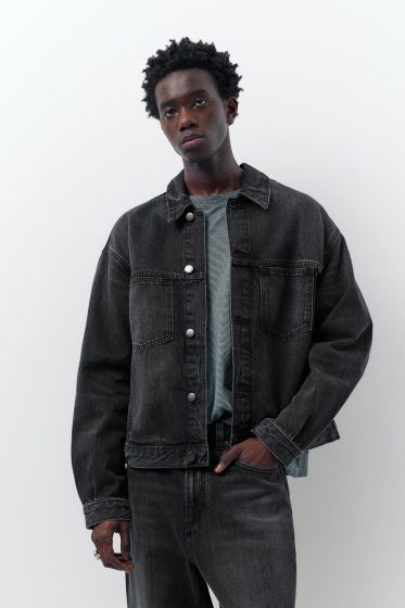 Veste en Jean Délavé